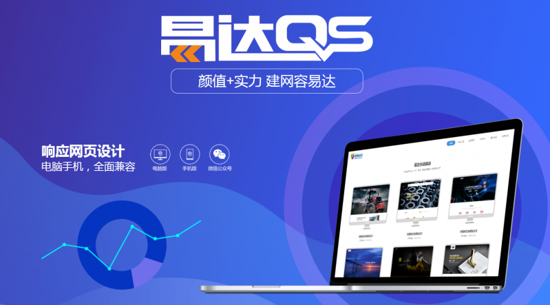 鵬博資訊易達QS快速建站，快到無朋友